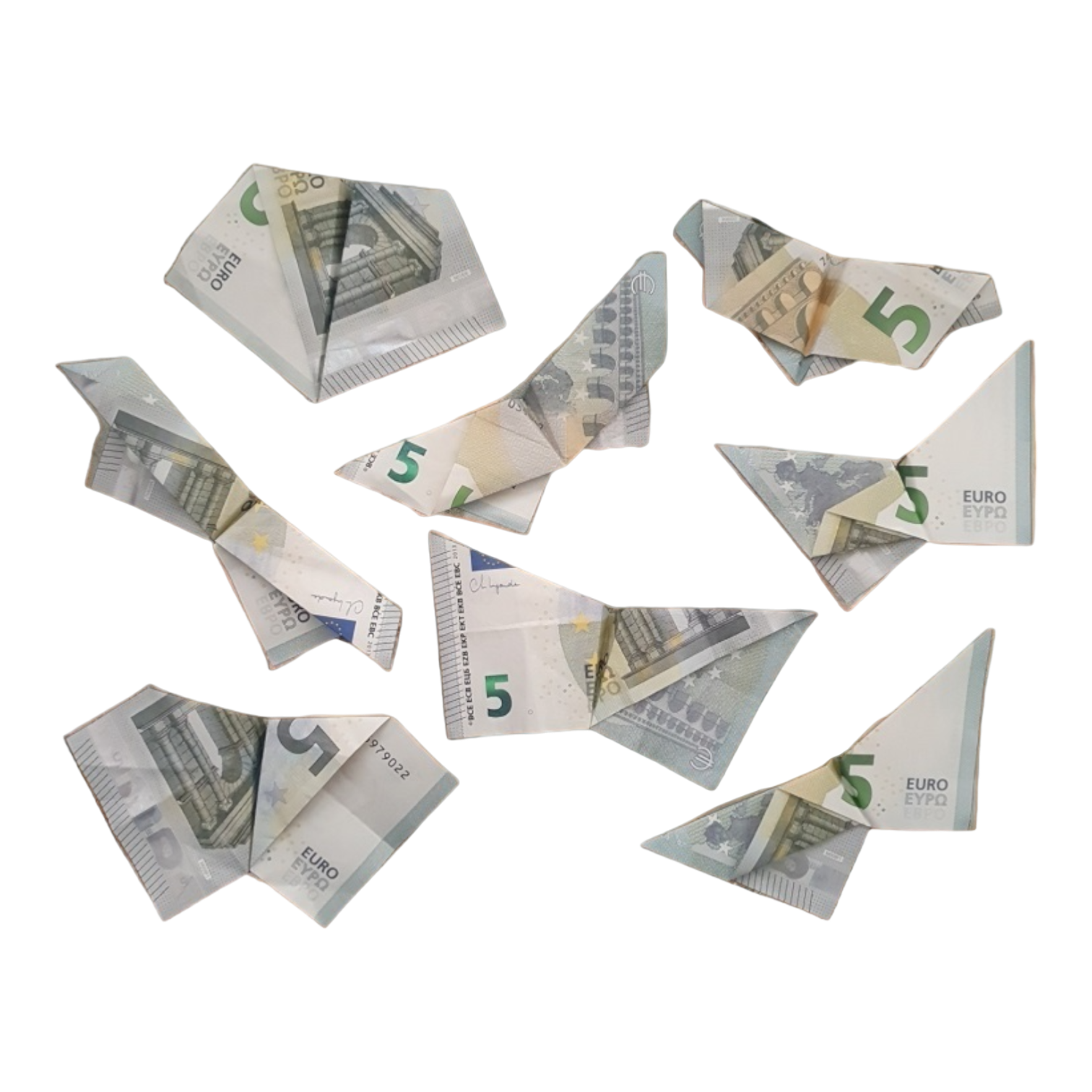 Origami Geldschein Schmetterling Version 2