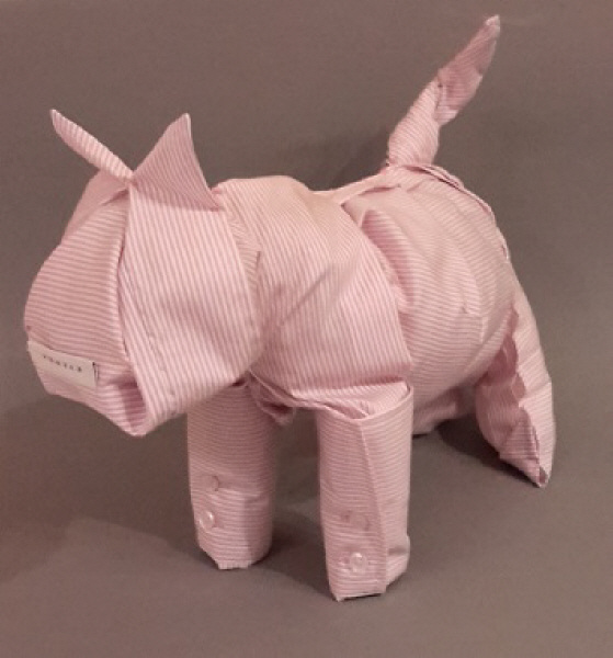 origami-stoff-schwein-hemd